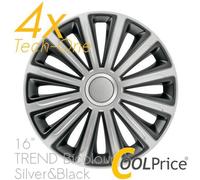 Set Kit 4 copricerchi 16'' in ABS Trend Bicolour vernice doppio strato