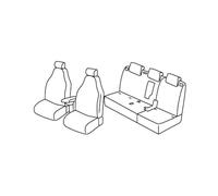 Lampa Coprisedili Superior - Grigio/Nero - compatibili per Fiat 500L (09/12>)