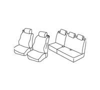 Lampa Coprisedili Superior - Grigio/Nero - compatibili per Ford B-Max (10/12>07/18)