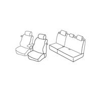 Lampa Coprisedili Superior - Grigio/Nero - compatibili per Ford Focus 3p (02/05>02/11)