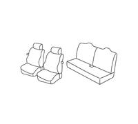Lampa Coprisedili Superior - Nero/Blu - compatibili per Ford KA (09/96>12/08)