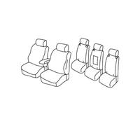 Lampa Coprisedili Superior - Nero/Blu - compatibili per Toyota Verso (06/09>02/18)