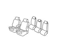 Lampa Coprisedili Superior - Nero/Rosso - compatibili per Ford C-Max 7 (11/10>03/20)