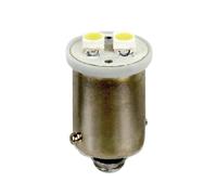 12V Hyper-Led 6 - 2 SMD x 3 chips - BA9s - 2 pz - D/Blister - Bianco