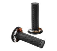 Manopole universali Donut Off-Road moto - scooter - quad Nero/Arancio