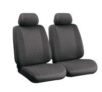 Glamur, coppia coprisedili anteriori in jacquard, universali - Antracite