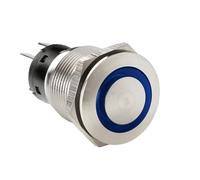 Lampa Interruttore A Pulsante Con Spia A Led, 12/24v - Blu S_0290_45576 Auto, Mo
