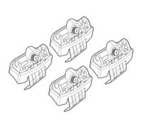 Nordrive N21184 184 Attacchi Kit su Misura per Opel Astra K 5P 11/15>10/19/Opel Astra K 5P 11/19>/Opel Astra K Sports Tourer 03/16>10/19/Opel Astra K Sports Tourer 03/16>10/19/Opel Astra K Sports Tourer 11/19>, Confezioni da 4
