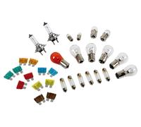 MAXI KIT LAMPADINE LAMPADE PER CAMION 24V BOX FUSIBILI H7 TRENTA PEZZI OFFICINA