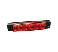Lampa Luce ingombro - 6 Led - 12/24V - Rosso