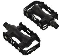 COPPIA PEDALI BICI MTB PER BICICLETTA MOUNTAIN BIKE ACCIAIO E RESINA ANTISCIVOLO
