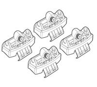 Lampa N21169 Kit Attacchi per Montaggio sul Tetto di Due Barre, 169