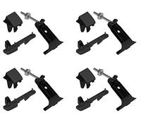 Lampa Kit attacchi per barre Snap NORDRIVE N21415 Nero K-5