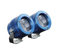 Coppia fari ausiliari a led 12V 1800lm in alluminio - Blu