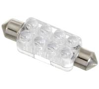 Pilot LA_58439 - Luce per abitacolo SV8,5-8, 8 LED, 13 x 44, colore: Bianco