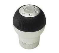 Pomello cambio lega alluminio e pelle GT nero