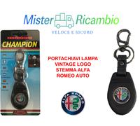 LAMPA PORTACHIAVI VINTAGE LOGO STEMMA ALFA ROMEO AUTO 6501.5