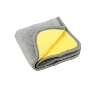 Premium Quality, panno in microfibra double-face - 30x30 cm - Grigio/Giallo