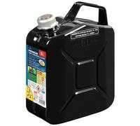 LAMPA - Premium, Tanica Carburante In Metallo - 5 L - Nero