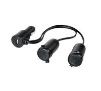 Spinotto presa accendisigari + USB con uscita doppia 12/24V