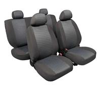Kit completo coprisedili fodere auto universali in poliestere. Antracite Rex