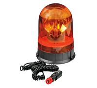 LAMPEGGIANTE TRATTORE RIMORCHIO ALOGENO 12V Segnalatore Emergenza BASE MAGNETICA