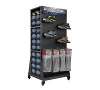 Lampa Scaffale/Display bifacciale con prelievo laterale