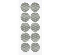 Lampa 98055 Set 10 Adesivi Catarifrangenti Ã˜ 27 mm - Bianco
