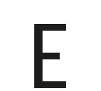 Lampa Spell-It, Caratteri e Numeri Adesivi 60x30 mm - E