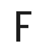 Lampa Spell-It, Caratteri e Numeri Adesivi 60x30 mm - F