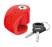 Bloccadisco Ruota Per Moto Motore Blocca Disco Antifurto Lucchetto Rosso Ø 5,5mm