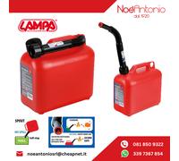 LAMPA TANICA CARBURANTE LT 5 BECCUCCIO INTERRUZIONE AUTOMATICA OMOLOGATA