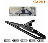 Lampa tergicristallo base metallo universale per trattore jeep Willys 280 mm 11"