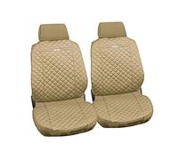 COPPIA COPRISEDILI ANTERIORI IMBOTTITI IN COTONE UNIVERSALE PER AUTO BEIGE ZIGA