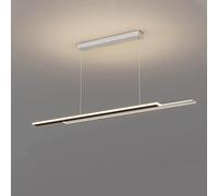 Lampaa Sospensilineare da 110 Cm, Robusto e Durevole, da Appendere Sopra un Tavolo, Colore Oro/Nero, con Telecomando, Ideale per Ristoranti, Sala da Pranzo, Cucina e Ufficio./Buio