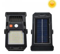 LAMPADA 128 LED SOLARE LUCE BICOLORE + UV ANTI ZANZARA SENSORE DI MOVIMENTO CLIP