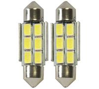 Lampada 12V, LED C5W 6000K Ice White, 36 mm
