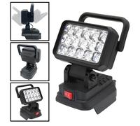 Lampada 15 LED per batterie Makita 18V 14.4V LXT Torcia Faro Emergenza faretto