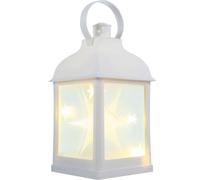 Lampada 3D a LED decorativa 22 cm bianca