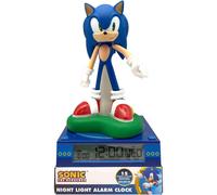 LAMPADA 3D SONIC THE HEDGEHOG DA COMODINO LUCE NOTTURNA LED SVEGLIA DIGITALE