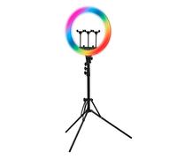 Lampada 45W ad anello GLOW RGB 18" con treppiede