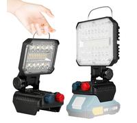 Lampada A Batteria Per Makita, Faretto A Batteria, Lampada Per Makita Batterias Con Usb E Di Tipo C, Faro Led Portatile Per Illuminazione Esterna E Sul Luogo Di Lavoro (Senza Batterias)