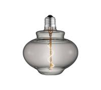 Lampada a campana a LED Lucande, E27 4W, Ø 16 cm, 1800K, fumé LUCANDE