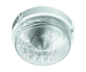 LAMPADA A CANALE RONDO BIANCA PRISMATICA 1X E27/100W 150036/BD