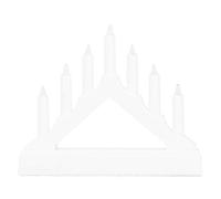 Lampada a Candela, Mini Ponte Forma Luce Notturna a Batteria Senza Fiamma LED Tea Light Finestra Albero di Natale Home Office Desk Light Holiday Xmas Festive Decorazione