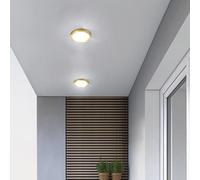 Lampada a cartuccia nascosta in bronzo moderna semplice da incasso for soggiorno, veranda, faretto for corridoio, plafoniera a LED, lampada da soffitto decorativa da 8 W,lampada un aspetto elegante
