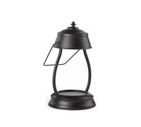 Lampada a cera fusa Iron Art, scaldacandele portatile con base in metallo for yoga, ingresso e zone notte(Svart)