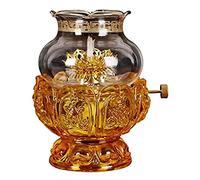 Lampada a cherosene, 1 Lampada Lotus Zen Buddha Luce Frontale Lanterna Retro con Stoppino Regolabile Illuminazione di Emergenza