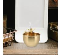 Lampada a cherosene d'epoca per altare buddista - Lampada a olio e burro