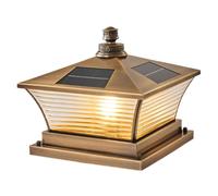 Lampada A Colonna Per Lanterna Solare Da Patio, Lampada Cinese Impermeabile In Vetro, Palo Da Esterno, Lampada Da Parete Quadrata, Faro Da Palo Vintage, Lampada Da Parete Energetica Apparecchio KNBVFH